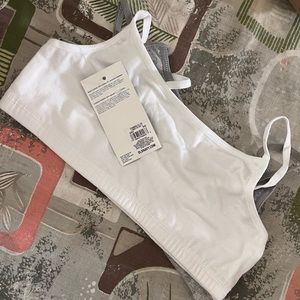 Girls cami bra 2 pack, white & grey size Large, NWT